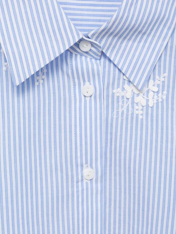 MANGO MANGO Bluse 'PALOMA' in Hellblau Kauf eins, bekomm eins gratis