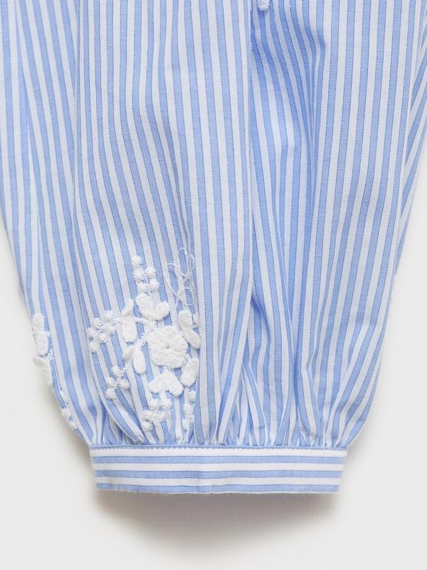 MANGO MANGO Bluse 'PALOMA' in Hellblau Kauf eins, bekomm eins gratis