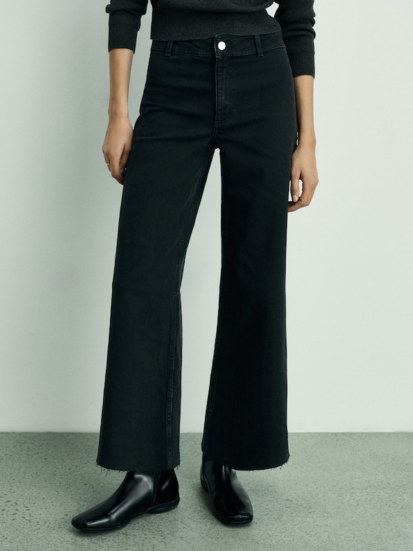 MANGO MANGO Regular Jeans 'CATHERIN' in Schwarz Sonderangebote