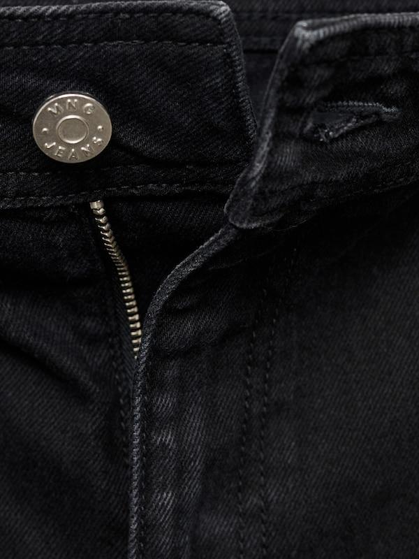 MANGO MANGO Regular Jeans 'CATHERIN' in Schwarz Sonderangebote