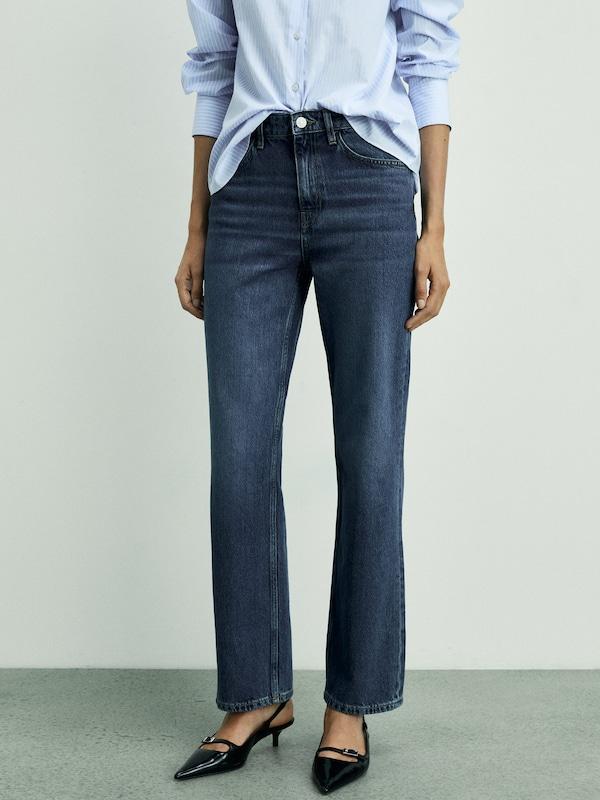 MANGO MANGO Regular Jeans 'MATILDA' in Dunkelblau Wochenangebot