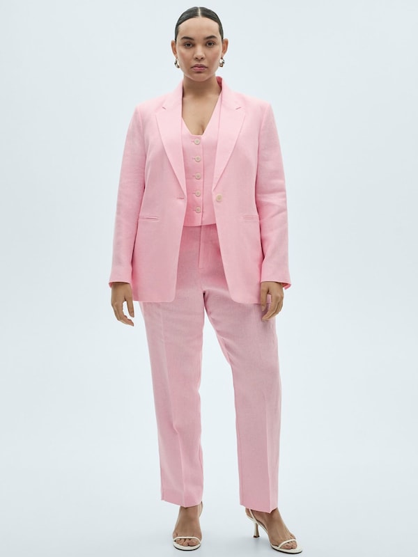 MANGO MANGO Regular Hose 'BORELI' in Rosa Begrenzte Freigabe