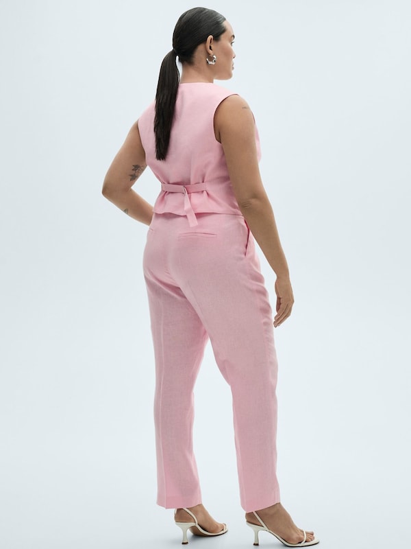 MANGO MANGO Regular Hose 'BORELI' in Rosa Begrenzte Freigabe