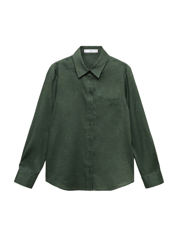 MANGO MANGO Bluse in Dunkelgrün Vierteljährliche Förderung