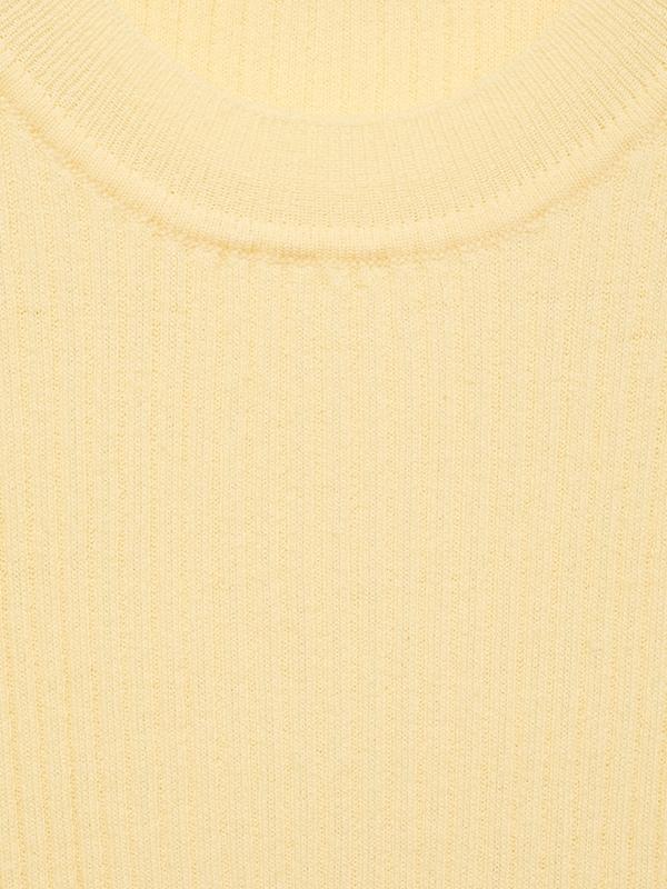 MANGO MANGO Stricktop 'BUGAMBI' in Gelb Discount Store für neue Produkte