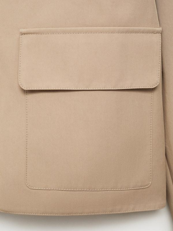 MANGO MANGO Jacke 'Newyork' in Khaki Kostenloser Versand international