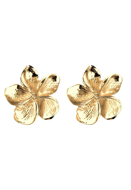 ELLI ELLI Ohrringe 'Frangipani Blüte' in Gold Black Friday Preise