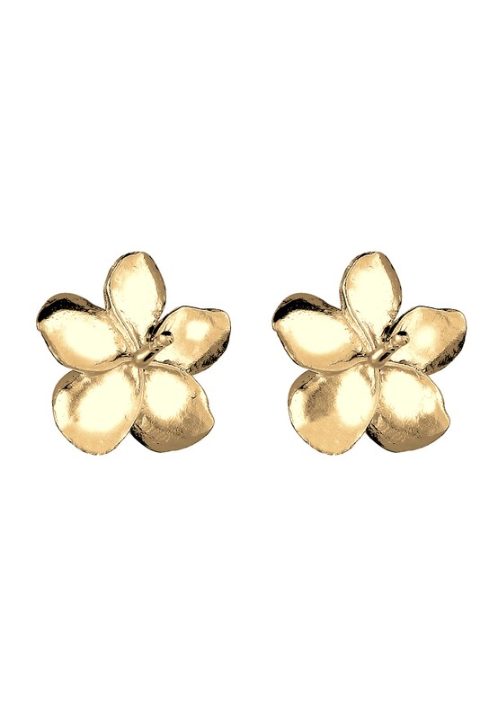 ELLI ELLI Ohrringe 'Frangipani Blüte' in Gold Black Friday Preise