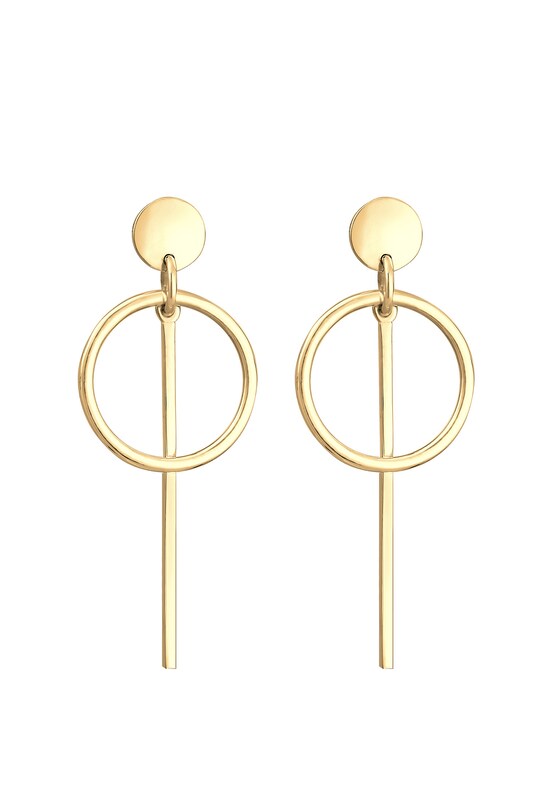 ELLI ELLI Ohrringe 'Geo' in Gold Limitierter Zeitrabatt