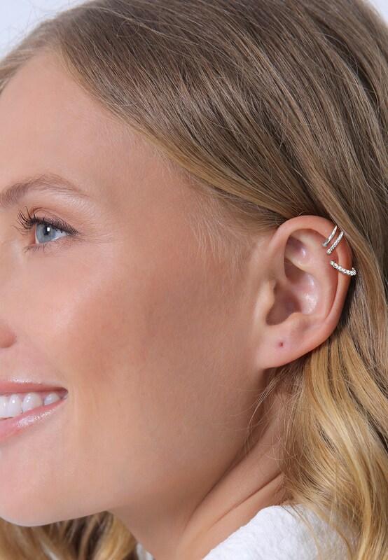 ELLI ELLI Earcuff 'Geo' in Silber Fabrikpreis