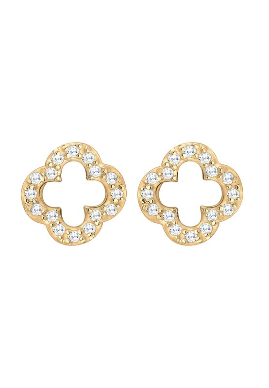 ELLI ELLI Ohrringe 'Kleeblatt' in Gold Begrenztes Angebot