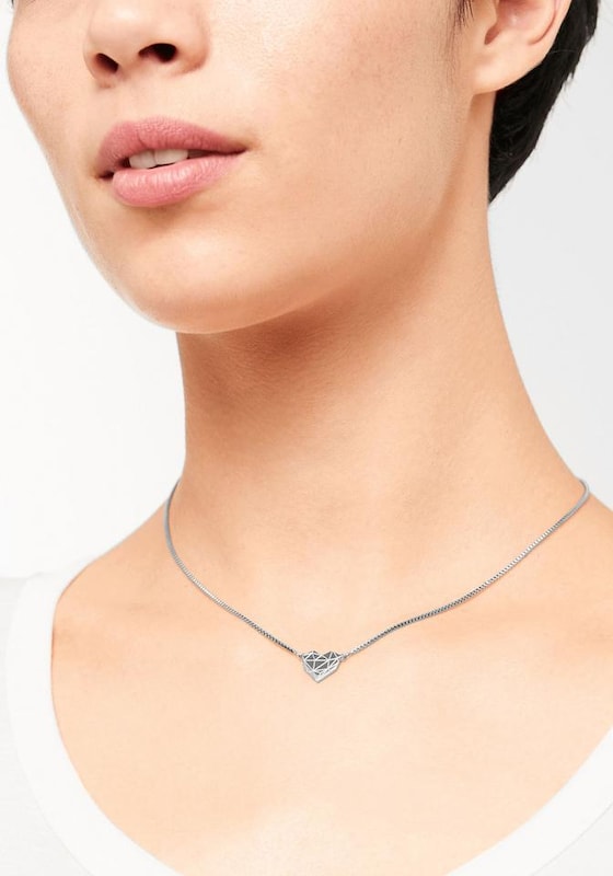 Liebeskind Berlin Liebeskind Berlin Kette 'Herz' in Silber Räumungsverkauf