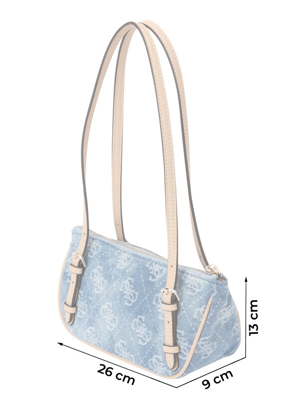 GUESS GUESS Schultertasche in Blue Denim Hellblau Begrenzte Freigabe