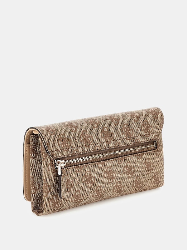 GUESS GUESS Clutch 'Noelle' in Dunkelbeige Letzte 2 Tage