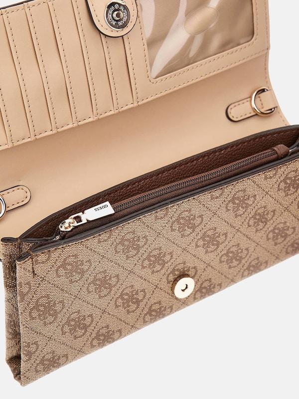 GUESS GUESS Clutch 'Noelle' in Dunkelbeige Letzte 2 Tage