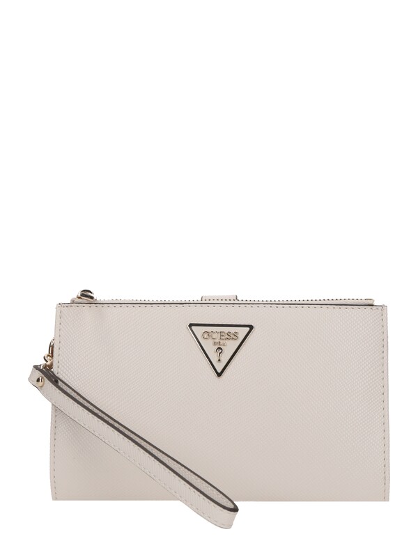 GUESS GUESS Portemonnaie 'Laurel' in Ecru 50% Rabatt mit kostenlosem Versand