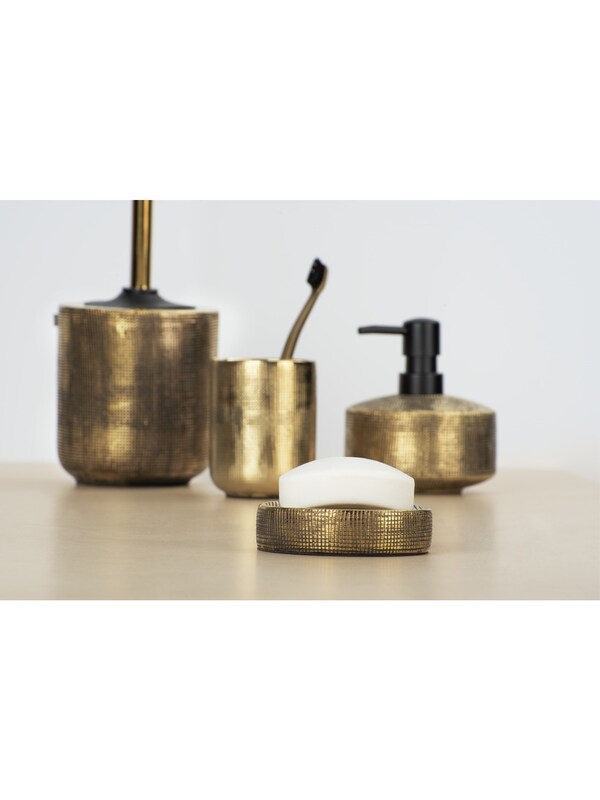 Wenko Wenko Bad-Accessoire Set 'Rivara' in Gold Super Sparpreis