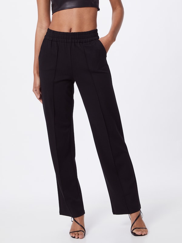 ONLY ONLY Wide Leg Hose 'Poptrash' in Schwarz Blitzverkäufe