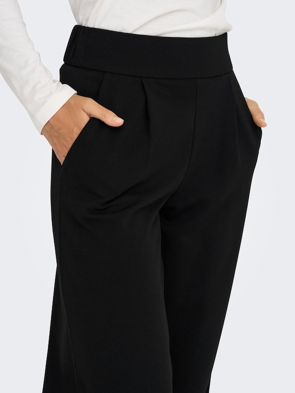 JDY JDY Wide Leg Hose 'JDYGeggo' in Schwarz Fabrikpreis