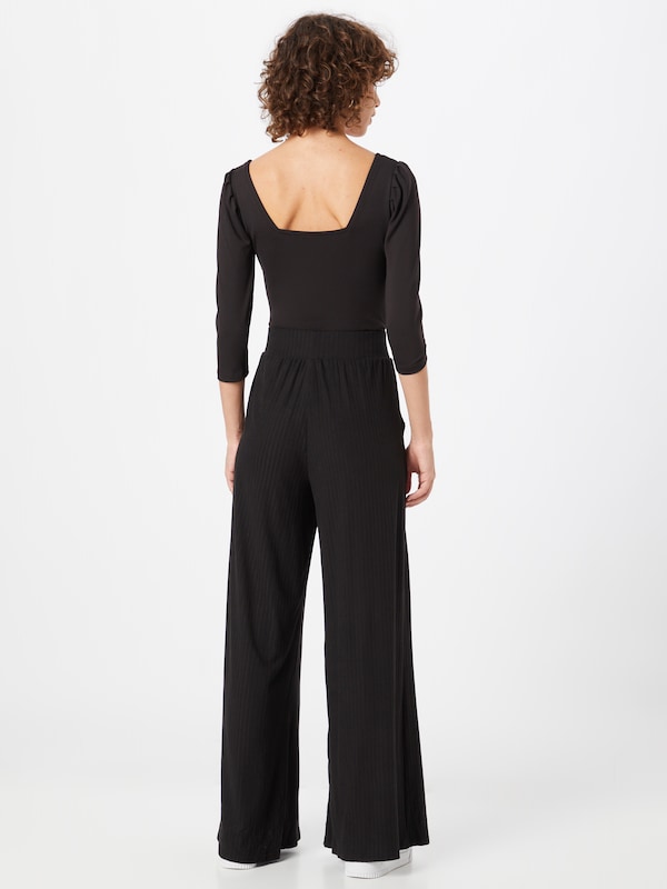 Urban Classics Urban Classics Wide Leg Hose in Schwarz Flash Sale