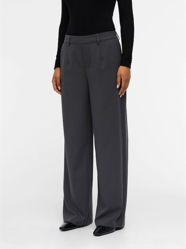 OBJECT OBJECT Wide Leg Hose 'OBJLisa' in Grau Begrenztes Angebot