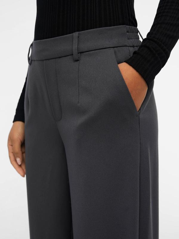 OBJECT OBJECT Wide Leg Hose 'OBJLisa' in Grau Begrenztes Angebot