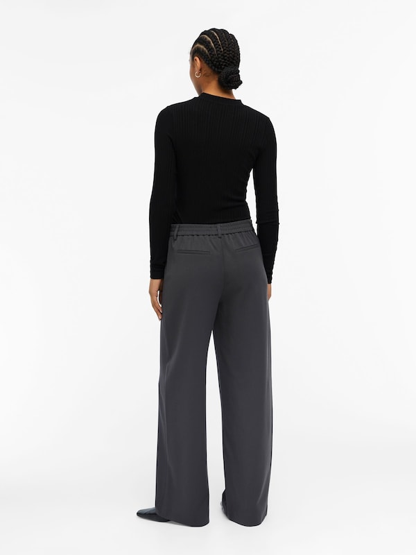 OBJECT OBJECT Wide Leg Hose 'OBJLisa' in Grau Begrenztes Angebot