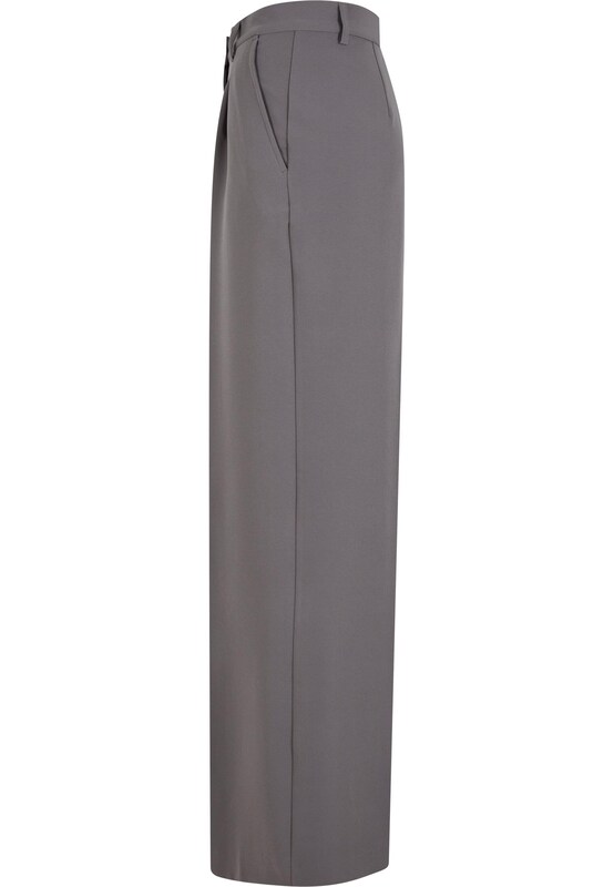 Urban Classics Urban Classics Wide Leg Bundfaltenhose in Grau Online Shopping
