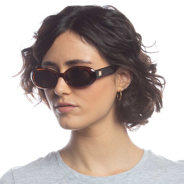 LE SPECS LE SPECS Sonnenbrille 'Work It' in Kastanienbraun Schoko Bis zu 55% Rabatt