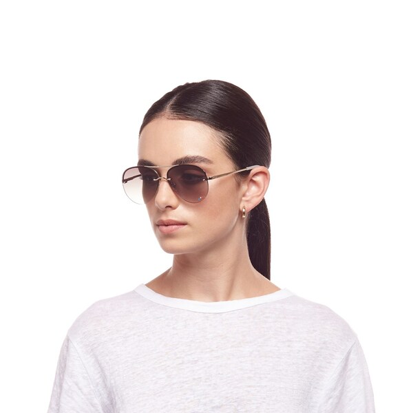 LE SPECS LE SPECS Sonnenbrille 'Panarea' in Gold Outlet