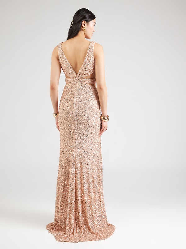 Unique Unique Kleid in Gold Fabrik Onlineshop
