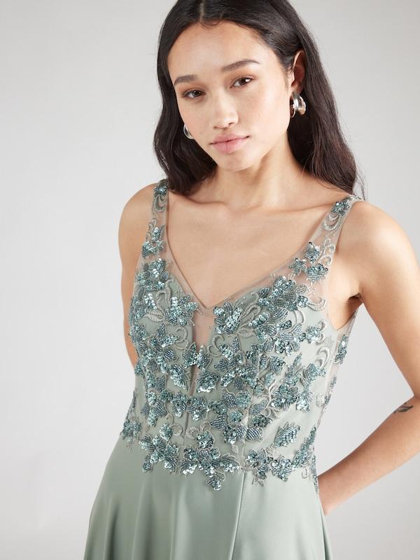 Unique Unique Kleid in Pastellgrün Valentinstagsangebot