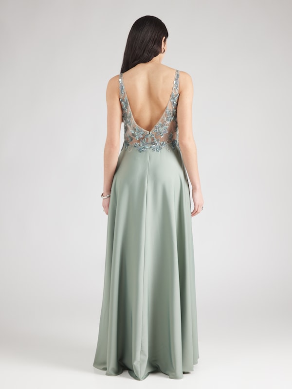 Unique Unique Kleid in Pastellgrün Valentinstagsangebot