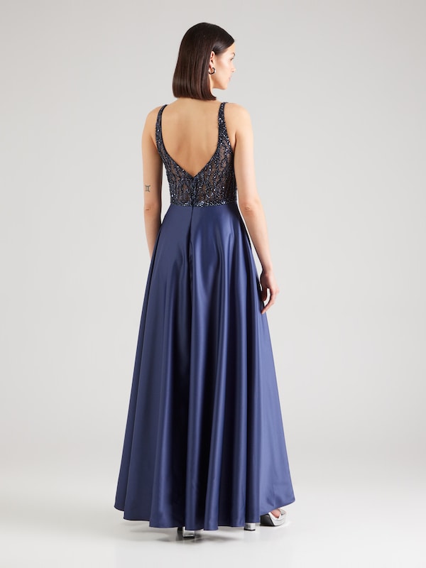 mascara mascara Abendkleid in Navy Lagerräumung