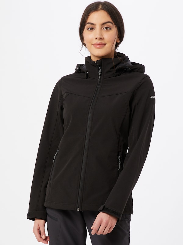 ICEPEAK ICEPEAK Outdoorjacke 'Brenham' in Schwarz Sonderangebote
