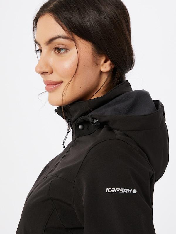ICEPEAK ICEPEAK Outdoorjacke 'Brenham' in Schwarz Sonderangebote