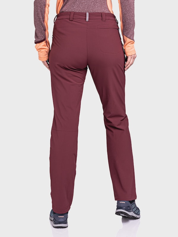 Schöffel Schöffel Regular Outdoorhose 'Engadin' in Burgunder JETZT KAUFEN