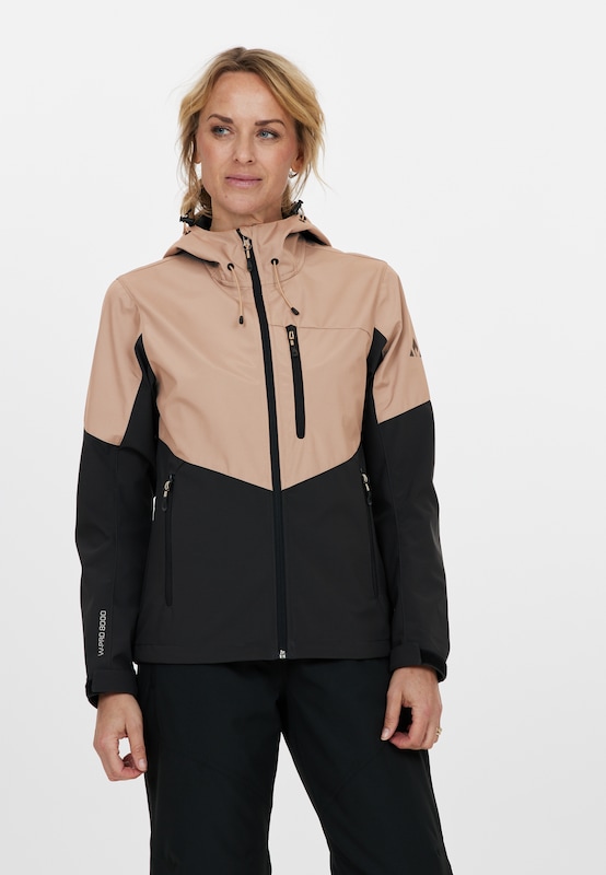 Whistler Whistler Sportjacke 'Rosea' in Beige Schwarz Zeitbegrenzte Promotion