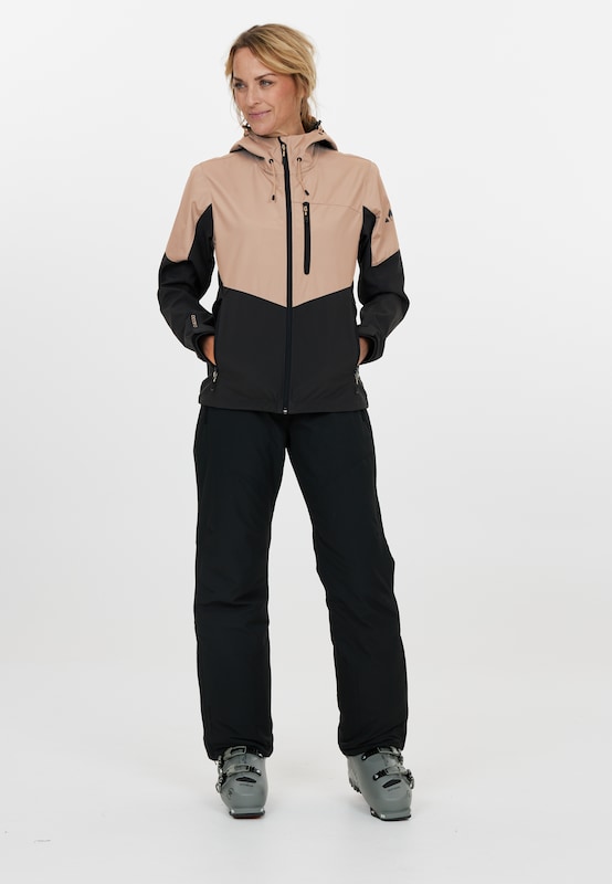 Whistler Whistler Sportjacke 'Rosea' in Beige Schwarz Zeitbegrenzte Promotion