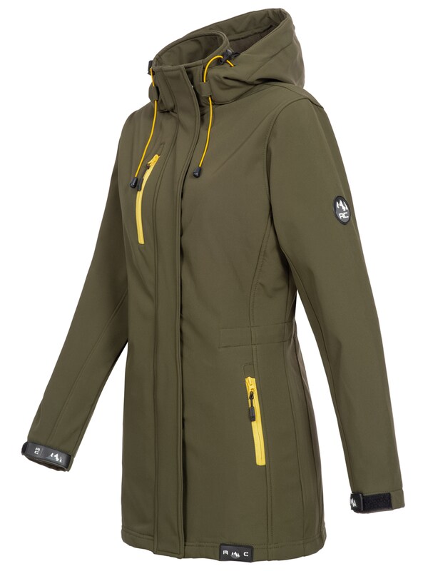 Rock Creek Rock Creek Outdoorjacke in Oliv Sonderangebot der Fabrik