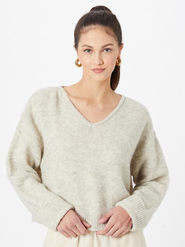 AMERICAN VINTAGE AMERICAN VINTAGE Pullover 'EAST' in Greige Bis zu 55% Rabatt