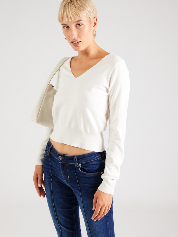 ABOUT YOU ABOUT YOU Pullover in Weiß Discount Store für neue Produkte
