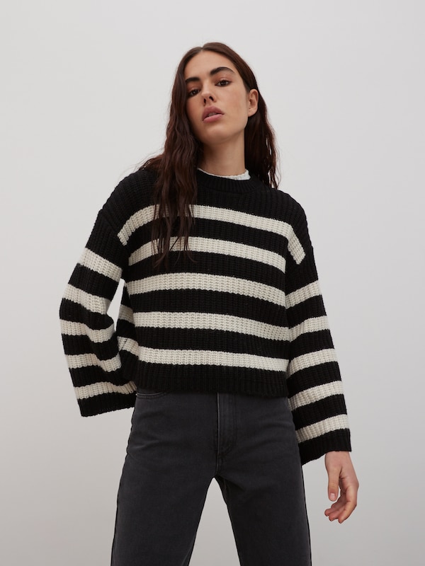 EDITED EDITED Pullover 'Louise' in Schwarz Super Rabatt