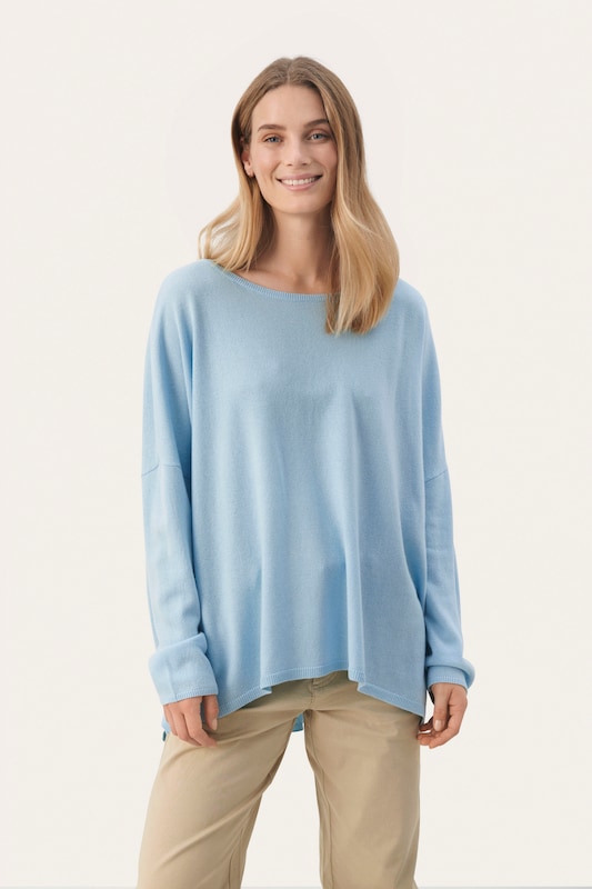 Part Two Part Two Pullover 'Tila' in Himmelblau Kostenloser Versand international