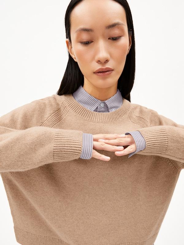ARMEDANGELS ARMEDANGELS Pullover 'Diliriaa' in Mokka Black Friday Preise