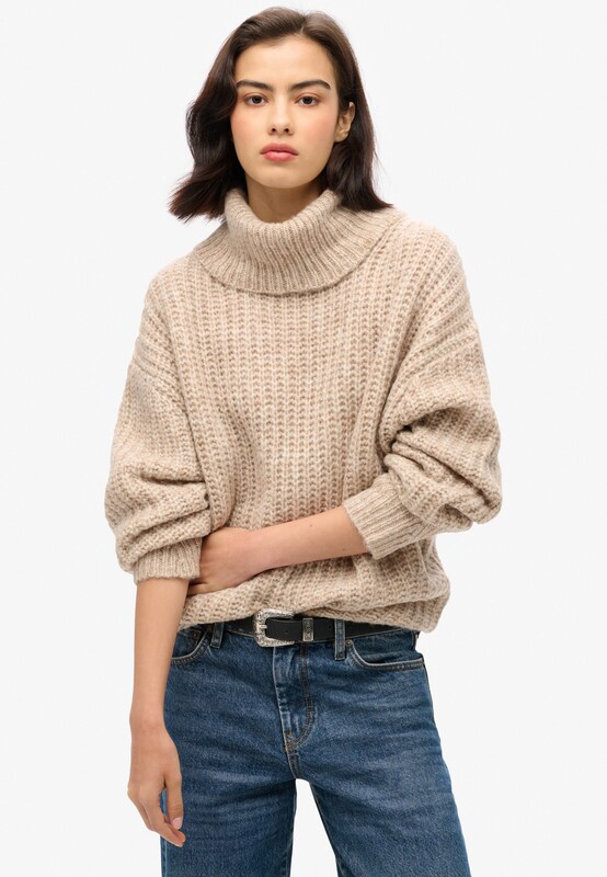 Superdry Superdry Pullover in Beige Im Verkauf