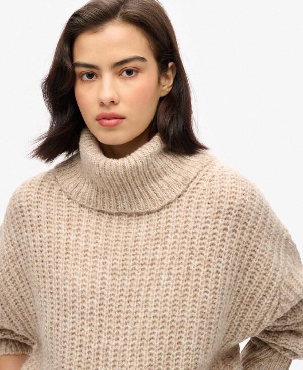 Superdry Superdry Pullover in Beige Im Verkauf