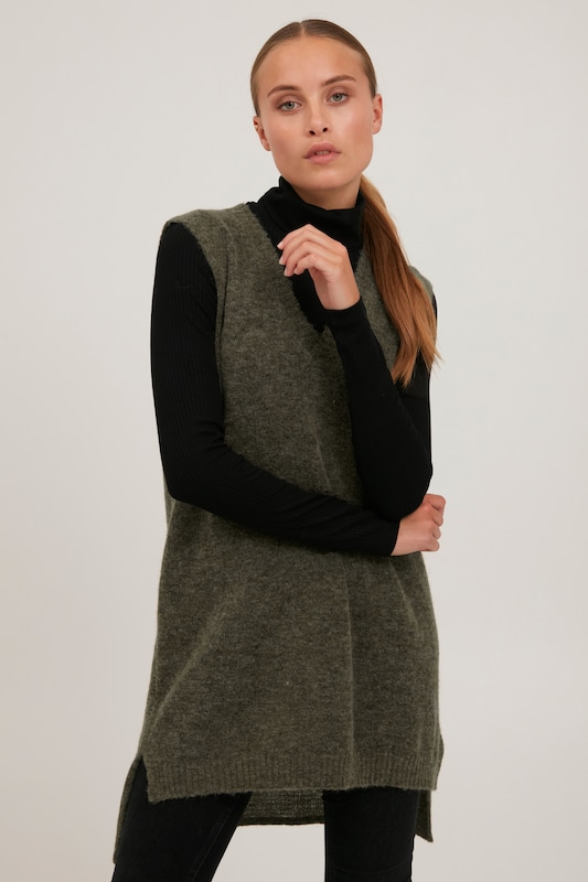 PULZ Jeans PULZ Jeans Pullover 'ASTRID' in Grün Rabatte dieses Monats