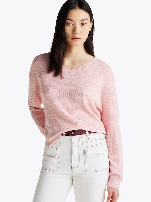 TOMMY HILFIGER TOMMY HILFIGER Pullover in Hellpink Fabrikverkauf