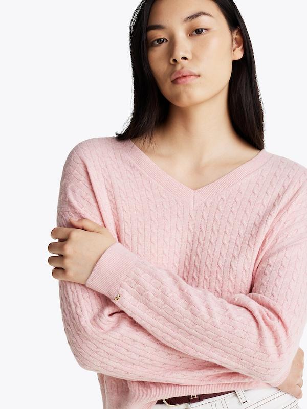 TOMMY HILFIGER TOMMY HILFIGER Pullover in Hellpink Fabrikverkauf